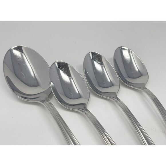 Wmf Cromargan Dorset Barock 3 Teaspoons 6 1/8” Serving Table Spoon 7.75” - Picture 4 of 6